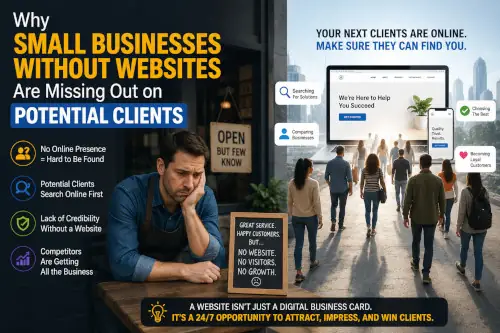 Why Small Businesses Without Websites Are Missing Out on Potential Clients